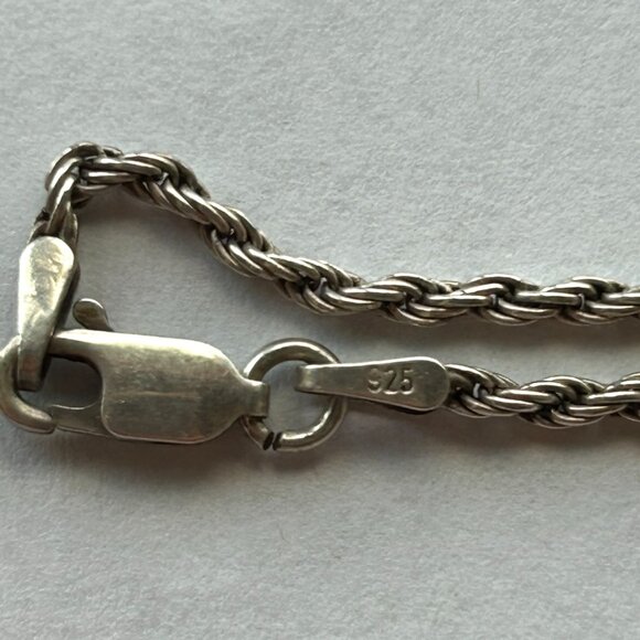 2 sided- Rotates Native American Sterling Pendant with 24" HAN Italy 925 Chain - Picture 11 of 11